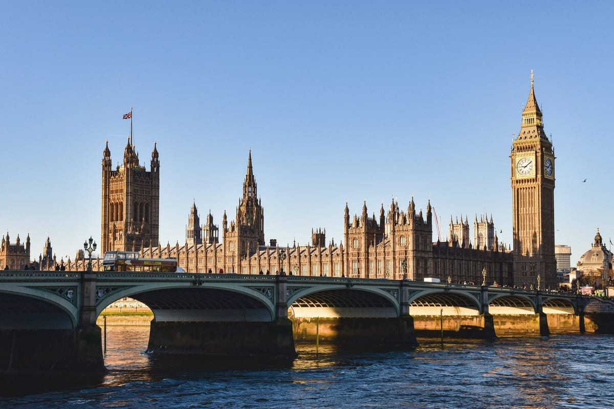 Stunning view of Big Ben and Westminster Bridge in London during daytime.